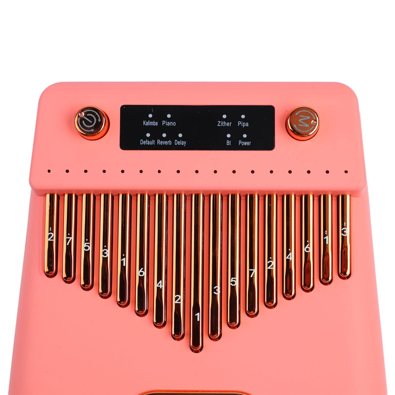 Kalimba 17 Tasti Thumb Piano per Bambini e Adulti Principianti Ideali con Strumenti a Tastiera Spartiti Colore Musicale (Roseo)