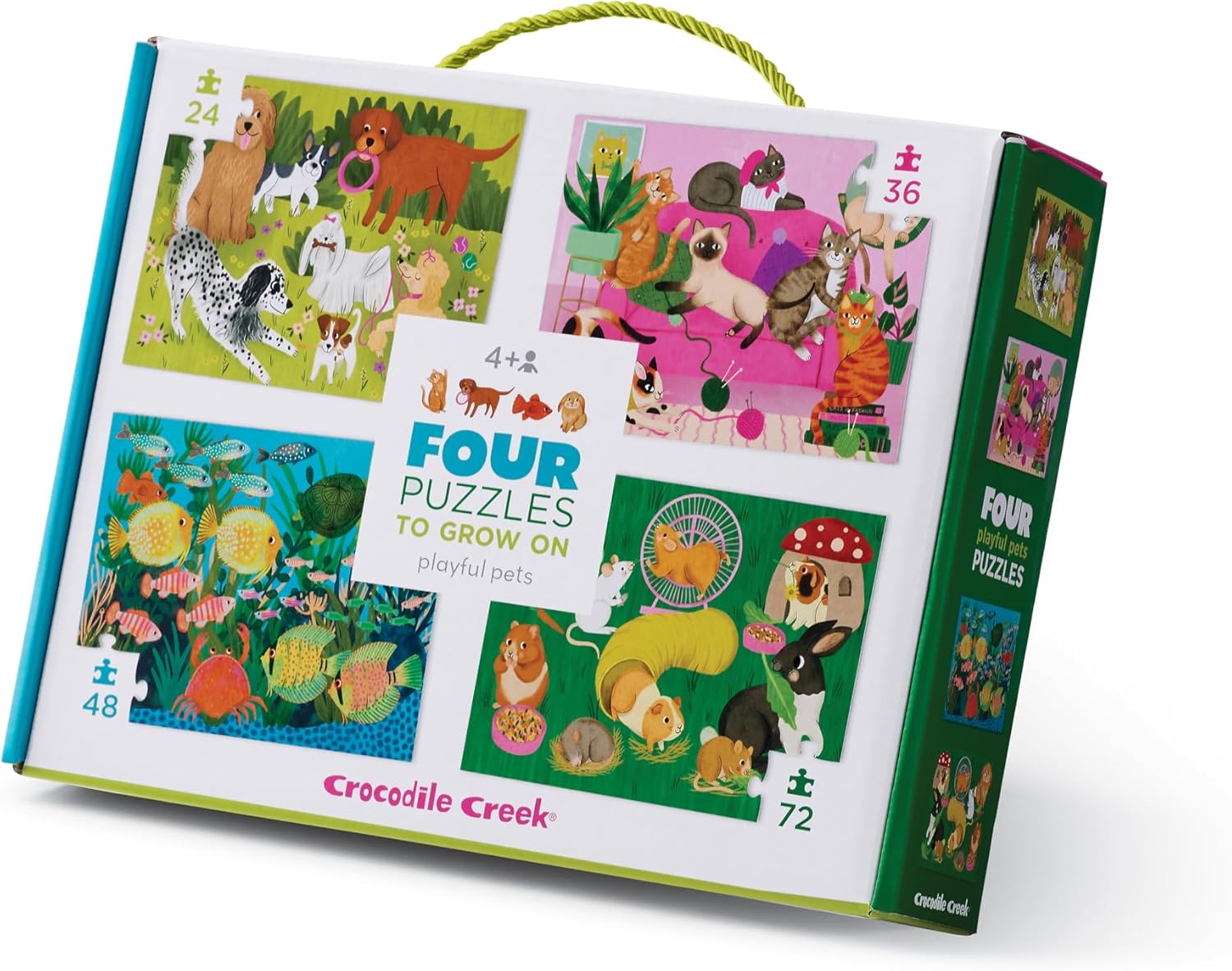 Crocodile Creek 4 Puzzle Playful Pets