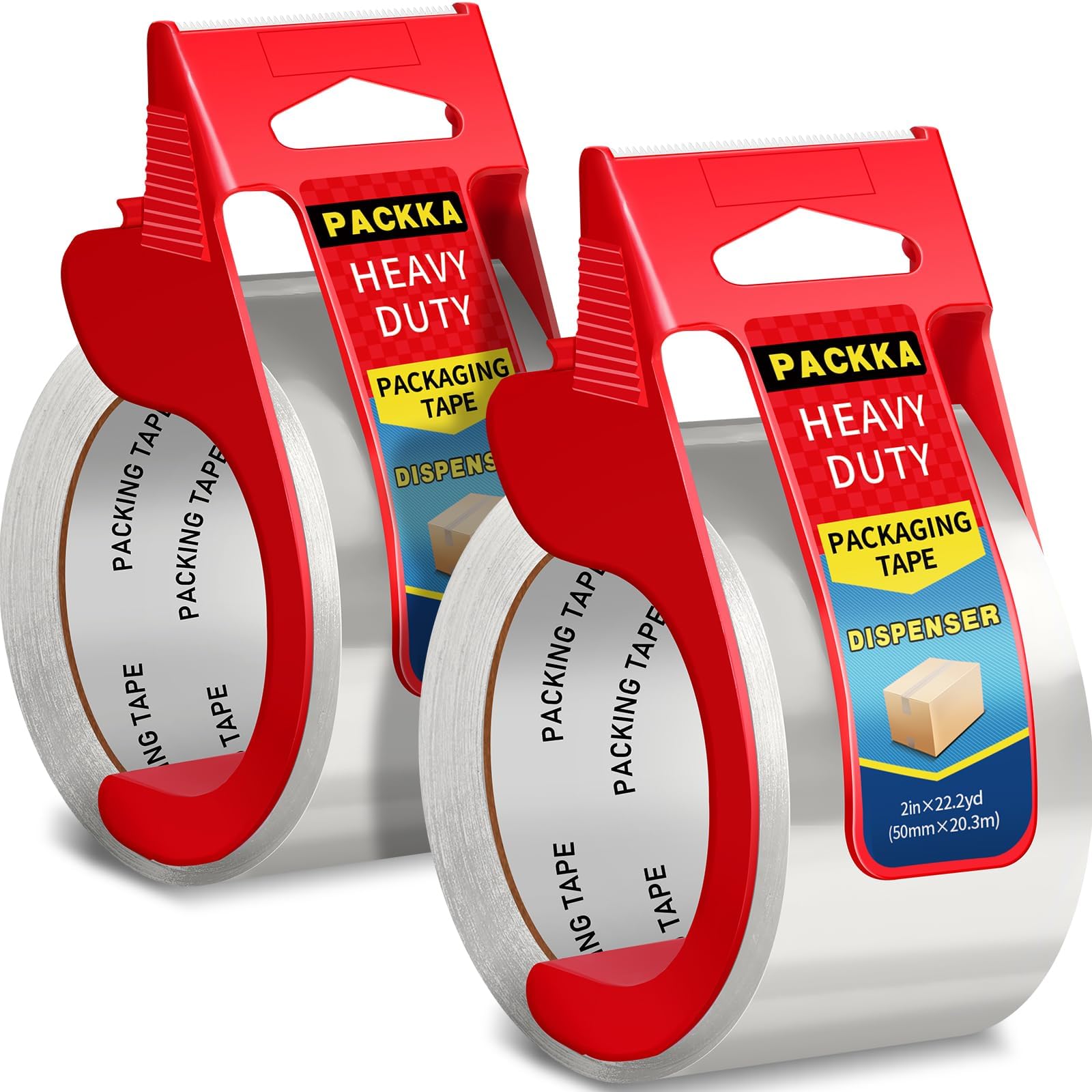 TSHAY Packing Tape, 36 Pack Heavy Duty Shipping And Moving Packing Tape Clear Packing Moving Supplies 2 0 Inch Wide 65 Yards Per Roll Total 2340 Yards