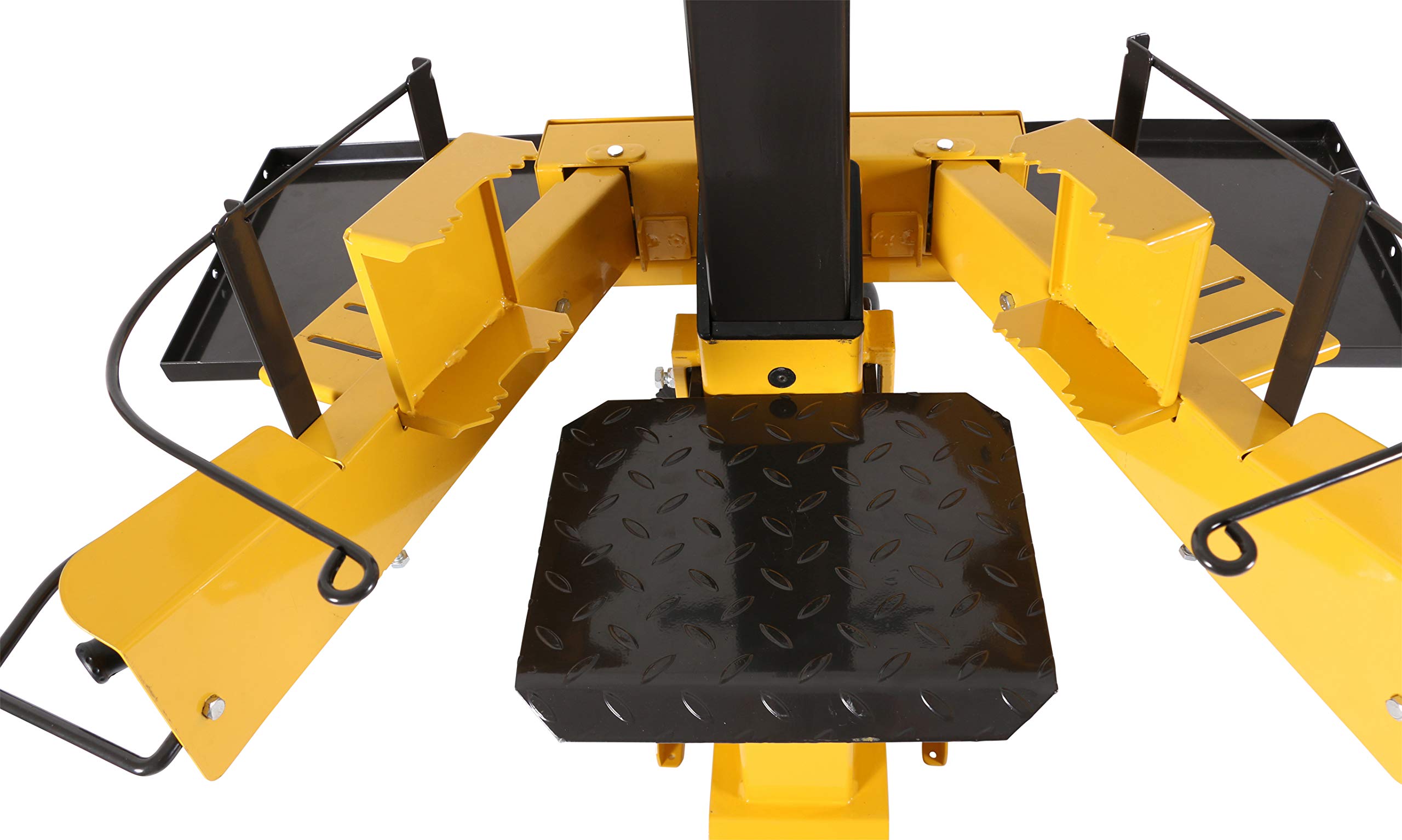 TEXAS Holzspalter 8t Brennholzspalter 8 Tonnen Spalter stehend 230V elektrisch 3500 Watt Power Split 820V | 8 Tonnen Spaltkraft | für Hart- und Weichholz geeignet | große stabile Räder