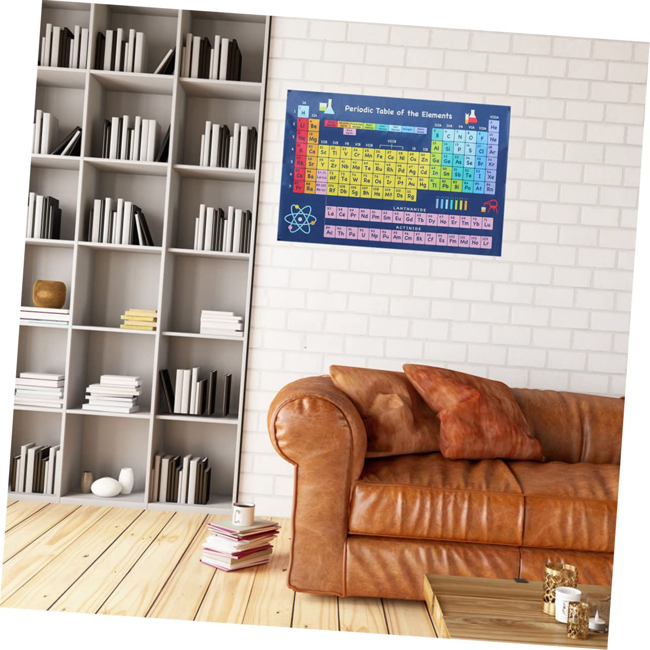 HOODANCOS 6piezas Póster Educativo Del Elemento Químico Para Niño Niña Tabla Periódica Decorativa Para Aprendizaje El Aula y Habitaciones Infantiles