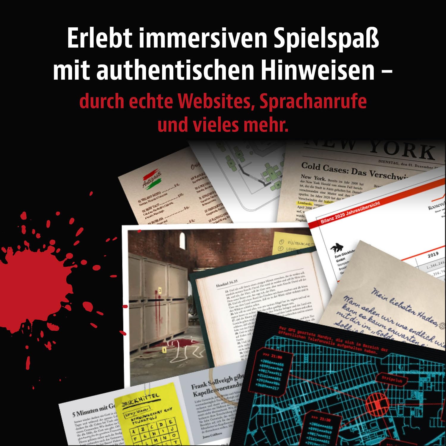 Masters Of Crime - Hollywood - Gioco Investigativo Kosmos Per 1-6 Giocatori Dai 14 Anni - Escape Game Thriller - 5