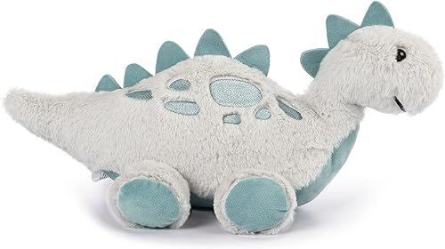 Miniatura 2 de TCBunny Juguete de peluche de dinosaurio bebé para dormir, 15 pulgadas, Stephan (Estegosaurio-gris)