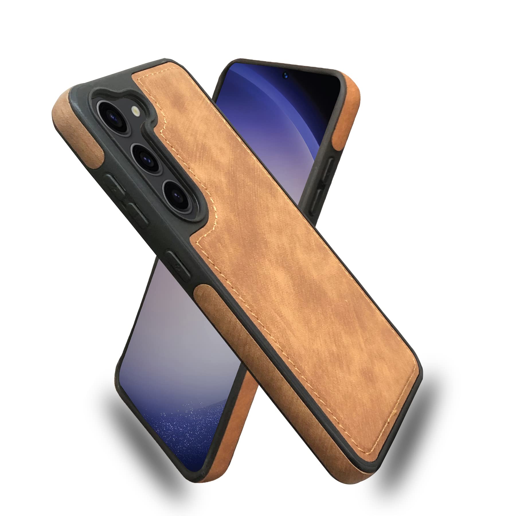 A rtistque Premium Pu Leather Back Cover Case for Samsung Galaxy S23 Plus 5G | Drop Protection | Raised Camera Edges - Brown (B0C7QP7LLR) Amazon Price History, Amazon Price Tracker