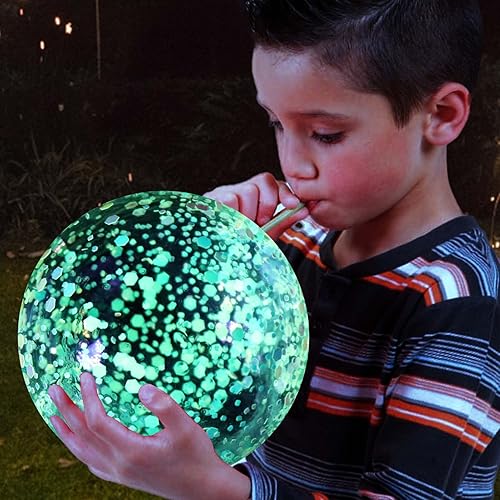 Miniatura 2 de Mity rain Kit de nano cinta, globos de burbujas nano súper elásticos con 5 pajitas, purpurina e inflador, cinta de doble cara de plástico burbuja,