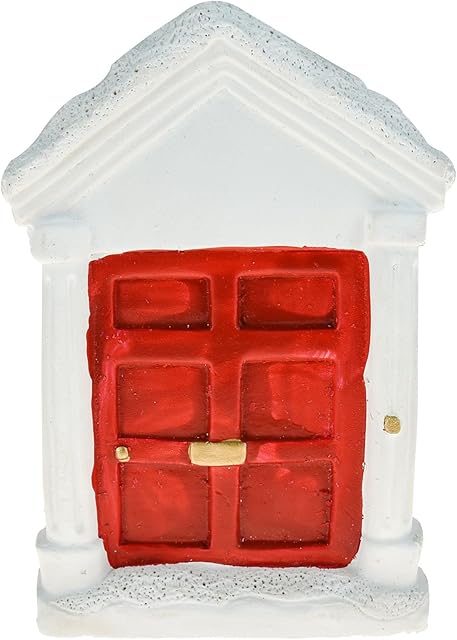 Albert Austin Fairy Door Elf | Mini Elf Door Fairy Decorations | Elf House Xmas Accessories | Christmas Fairy Door Decoration | Elf House