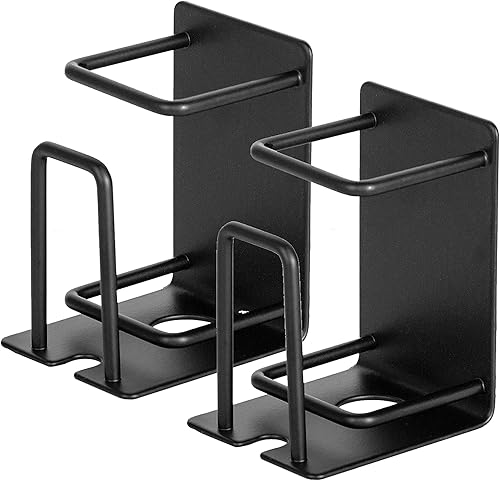 Soporte adhesivo de acero inoxidable para cepillos de dientes, organizador 3 en 1 para cepillo de dientes, pasta de dientes y taza (negro (paquete