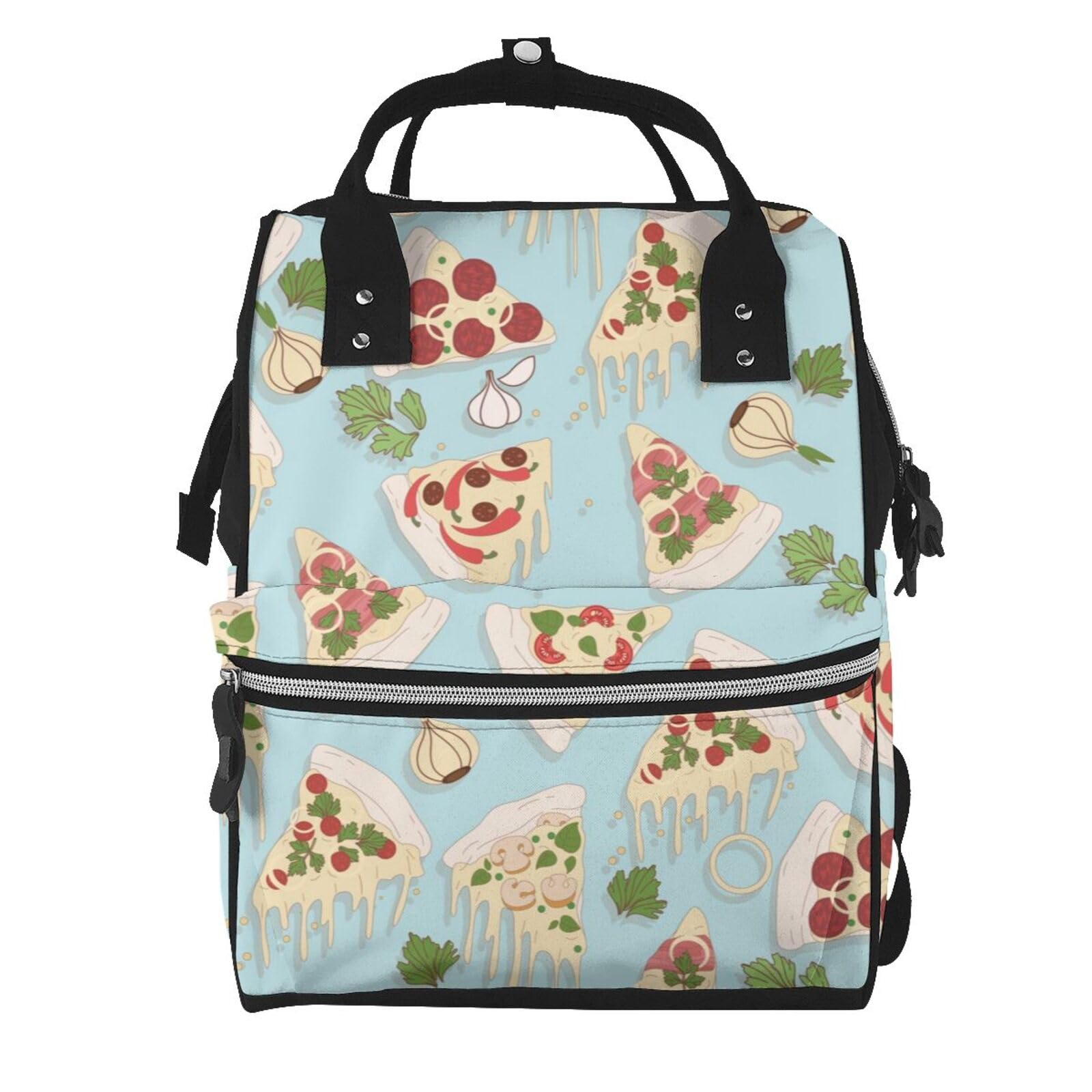 Sac à dos à langer pizza : la solution anti-charge mentale pour maman active - 7