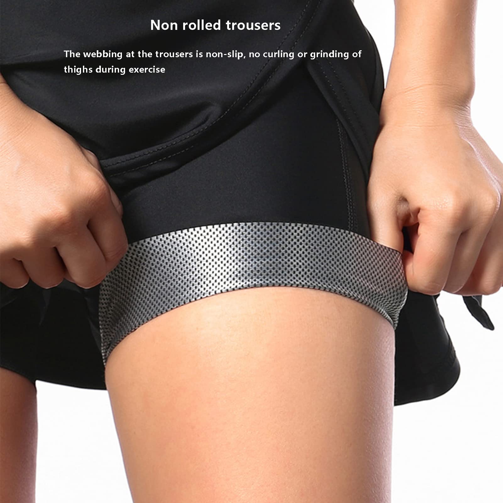 Gonna da Bici da Donna Imbottita, Pantaloncini da Ciclismo da Donna Culottes Gonna Pantaloncini da Ciclismo Skort Sportivi 2 in 1 con Fondello in Gel 5d