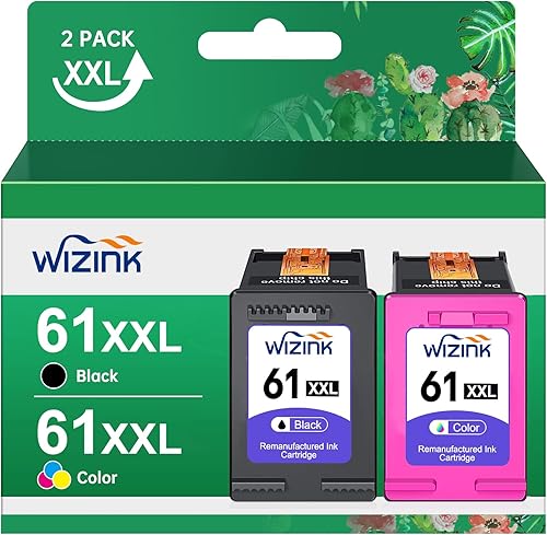 Paquete combinado de cartuchos de tinta 61 XL XXL y color negro para HP 61xl 61xxl Tinta de impresora para impresoras HP Envy 4500 5530 4502 5535