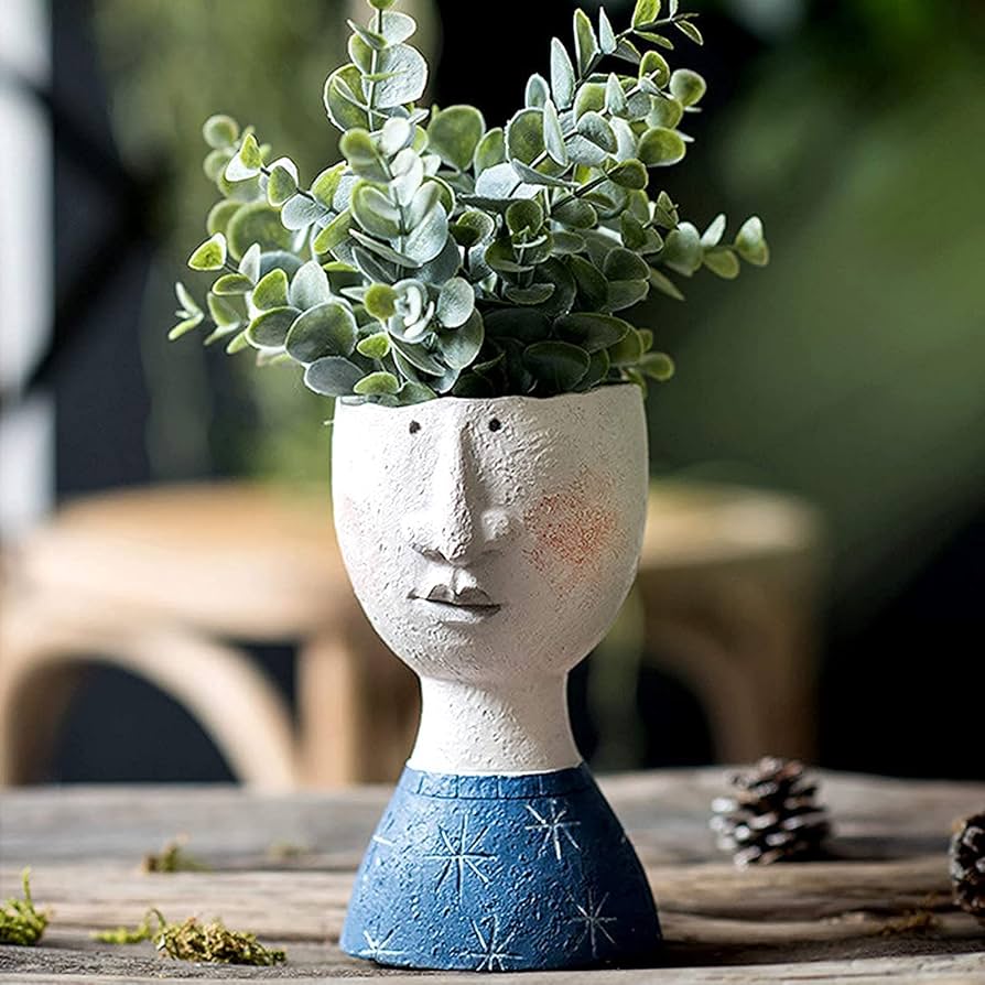 Amazon.co.jp: ヘッドプランターフェイスプランターポット