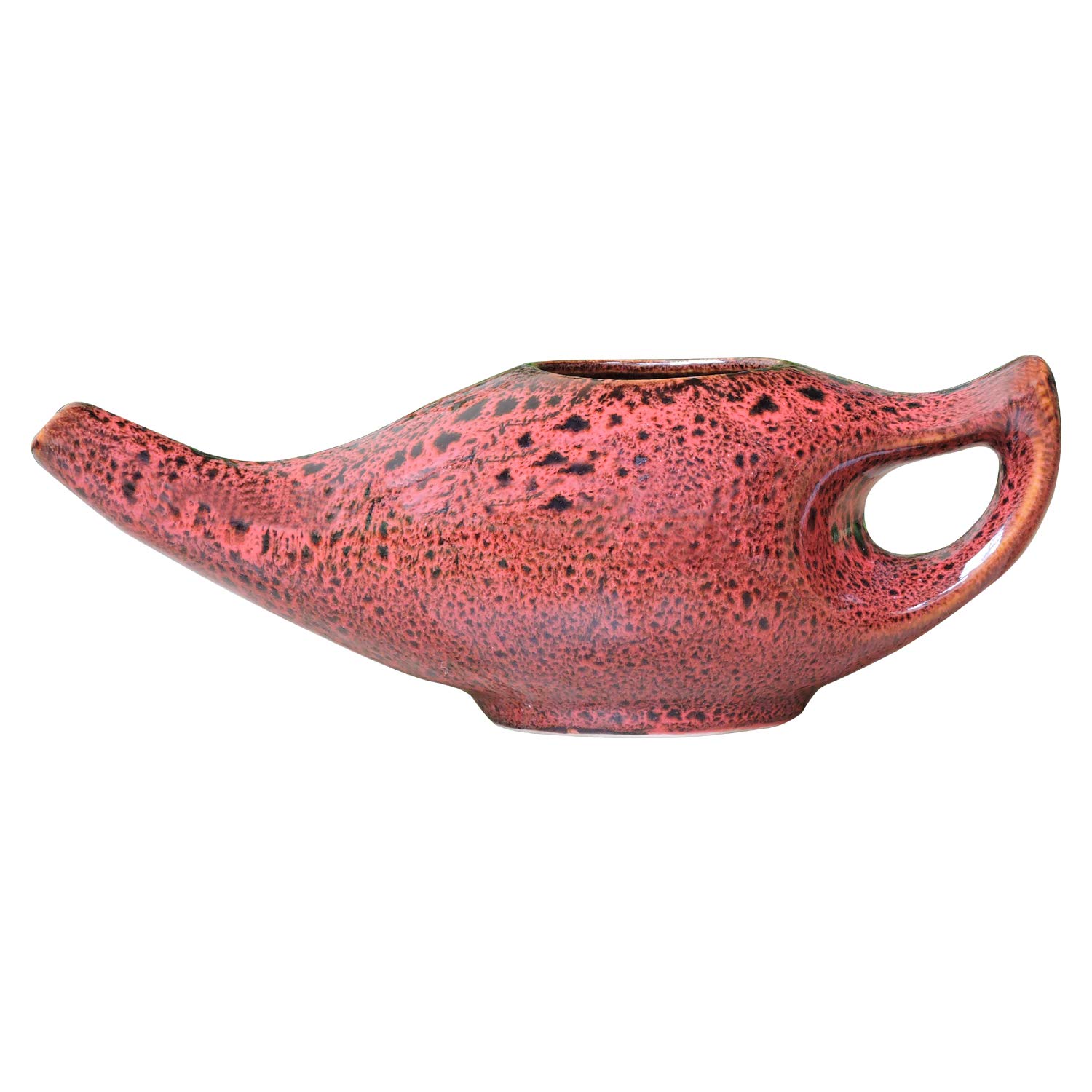 Buy GoodsIn Porcelain Ceramic Neti Pot for Nasal Cleansing with 10