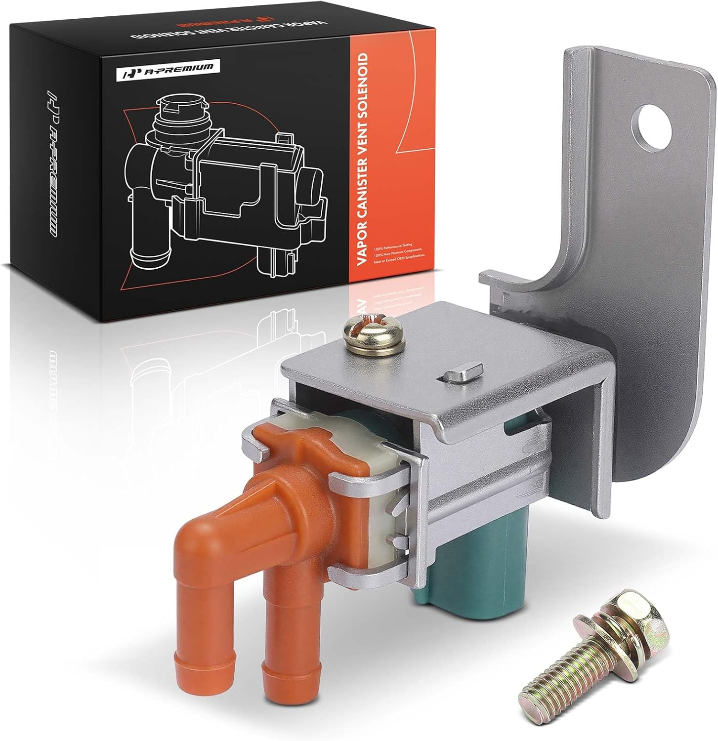 A-Premium Vapor Canister Purge Solenoid Valve Compatible with Toyota Corolla 2000 2001 2002, 1.8L, Built in U.S.A, Vacuum Switching Valve Assembly No.1