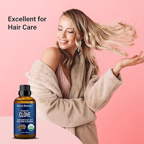 Miniatura 5 de Aceite de clavo orgánico y aceite de canela orgánico, aceites esenciales 100% naturales, puros, de grado terapéutico para difusores, aromaterapia,