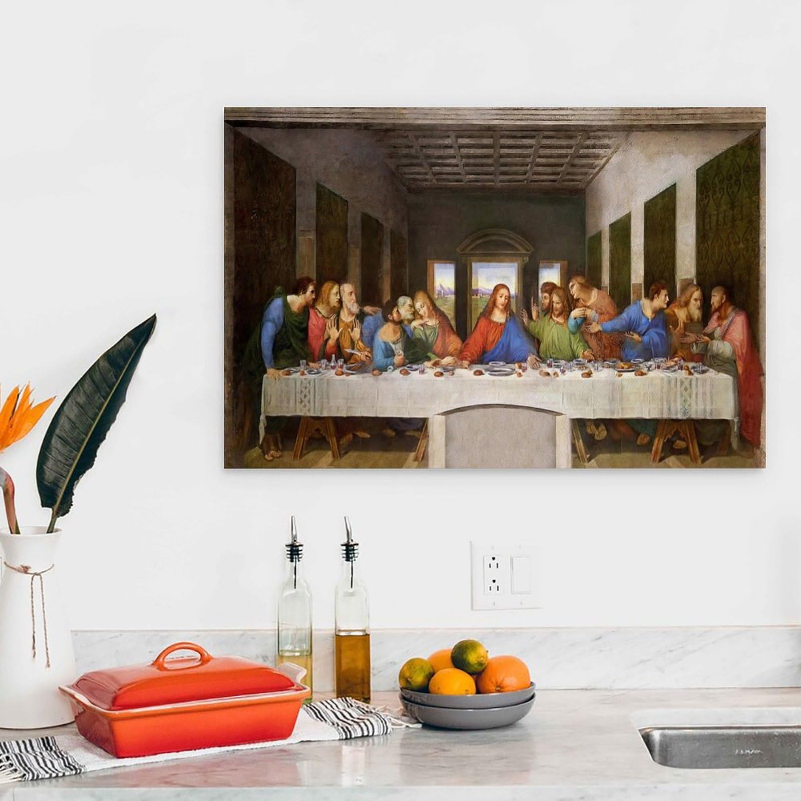 最後の晩餐　絵画　絵　アートボード Amazon.co.jp: Leonardo Da Vincレオナルド・ダ・ヴィンチ絵画