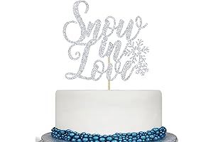 Snowman Cake Topper: Winter Love Story
