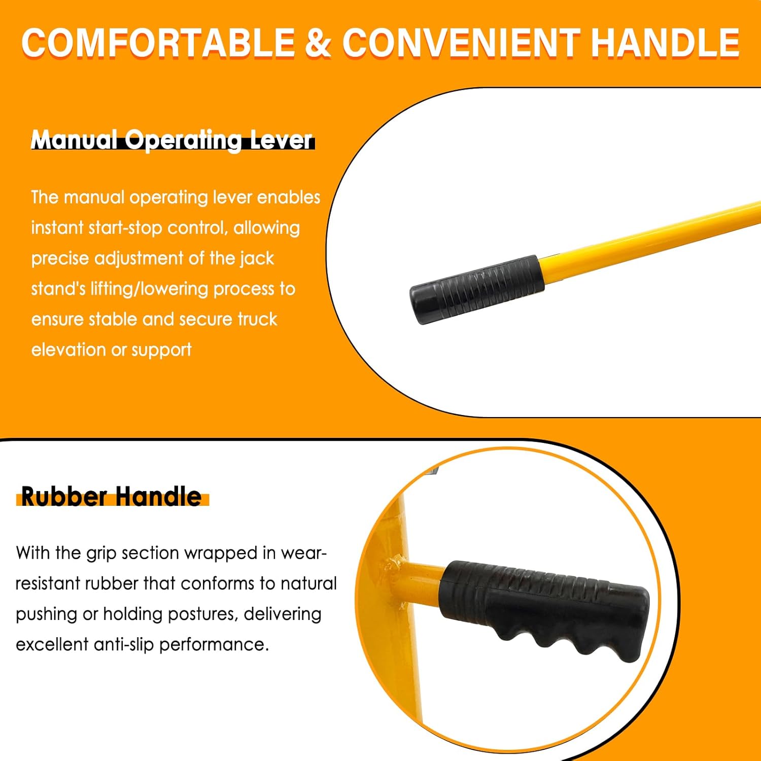 100,000LBS Trailer Stabilizer Jack Height 39.5"-51" Trailer Stabilizer Leveling Jack Stand 40,000Lb Lifting Capacity