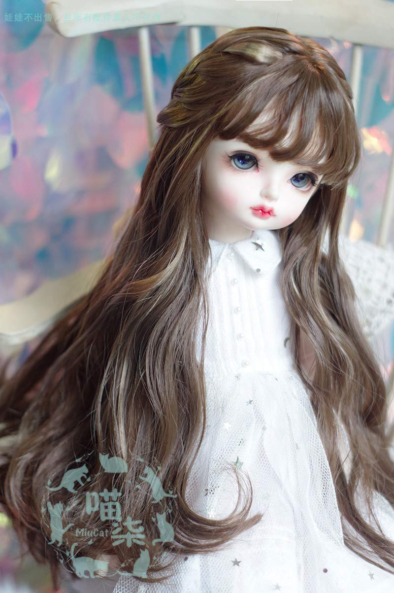 Amazon | 高温ワイヤー製 1/3 1/4 1/6 BJD MSD ドール用 ブルーヘア