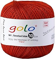 Vista 124 de golo 24 bolas hilo de ganchillo tamaño 10 hilo para tejer a mano hilo de ganchillo 10-24-1