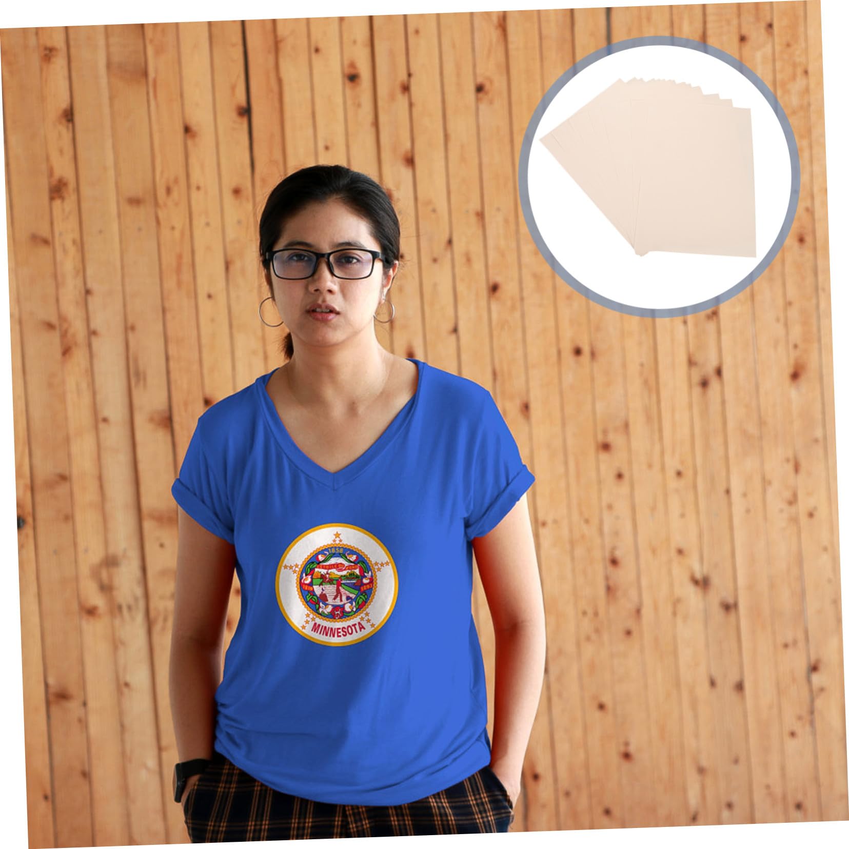100 Hojas Papel de Transferencia Térmica Sublimación para Camisetas Compatible con Tintas Sublimáticas y Versátil para DIY Cerámica Metal