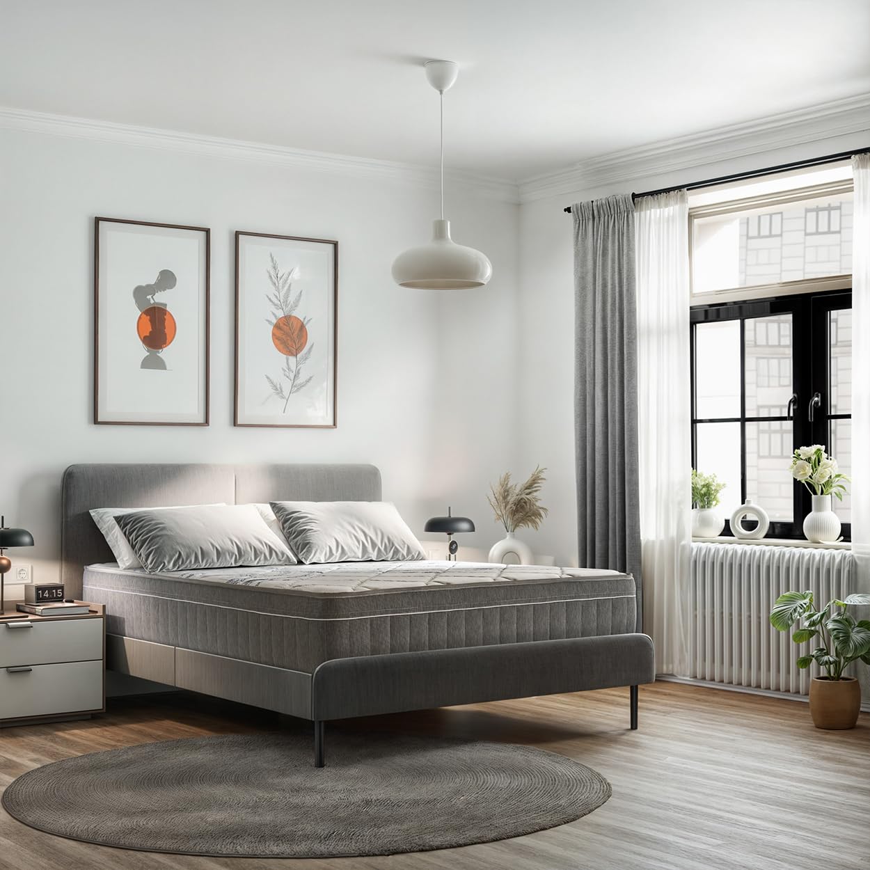 KUO Dream - Colchón ComfortNest | Espuma con Memoria Energy Visco | Grosor 27 cm | Firmeza Media-Alta, 135 x 190 cm