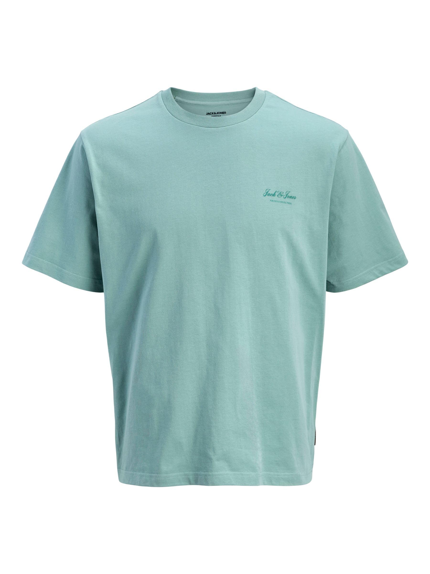 Jack & Jones Men's Bleu Graphic T-Shirt Archive