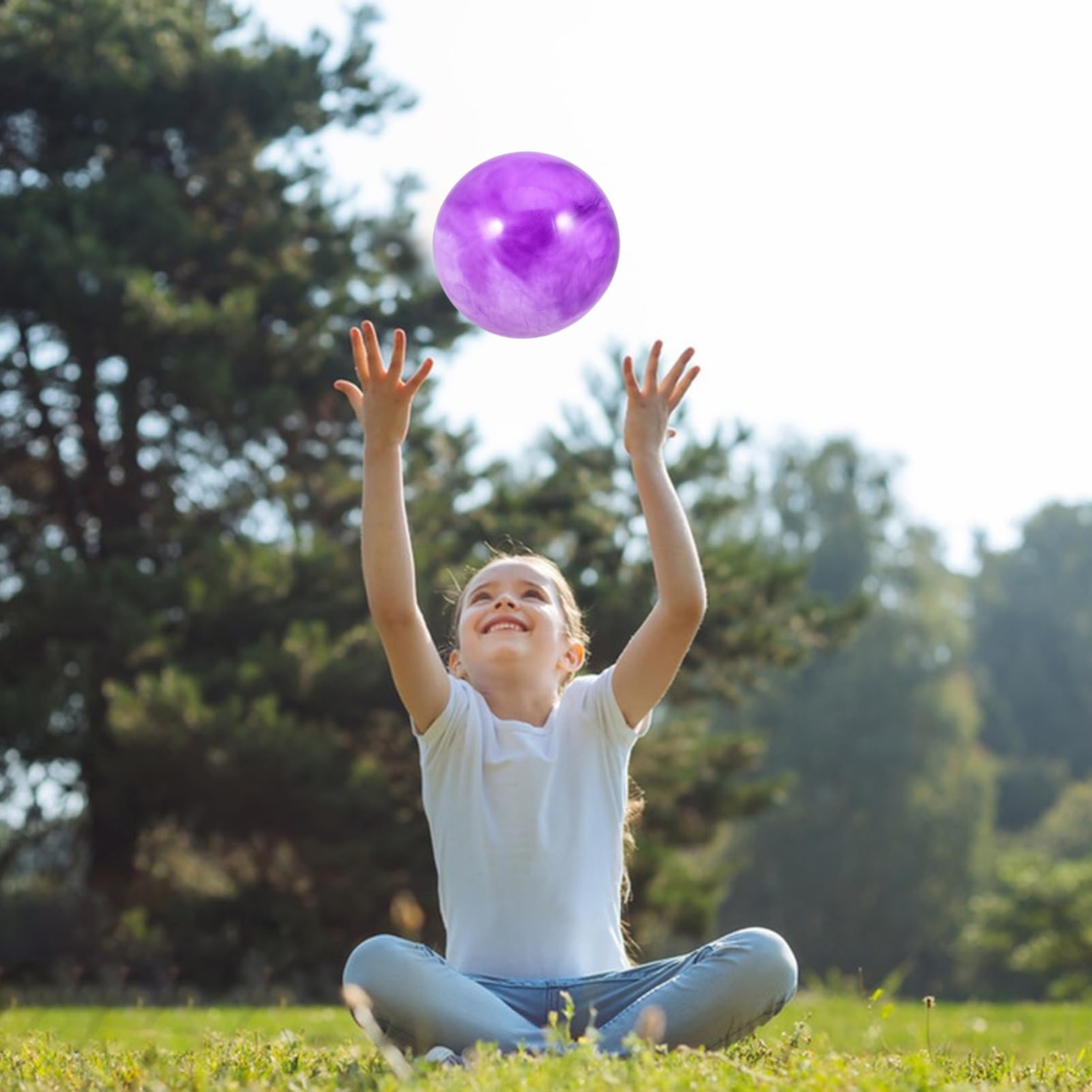 HOOTNEE 4pcs Inflatable Patting Balls for Outdoor Fun Jumping Balls for Parties Present for Festivals and Birthdays