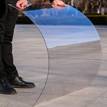 Clear Polycarbonate Sheet Roof Panels Plastic Sheet, UV Protection Rainproof Cover, Outdoor Awning Shelter, for Greenhouses, Sheds, Carports, Huts, Easy to Cropping1.22x5.0m4x16.4ft