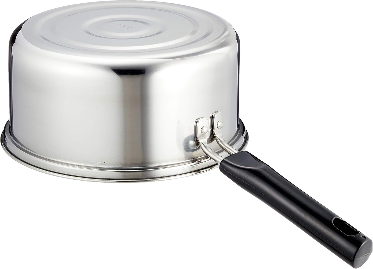 Wahei Freiz Simple and Easy to Use Stainless Steel Single Handle Pot, 7.1 inches (18 cm), Induction Compatible