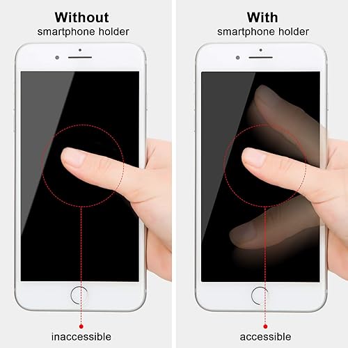 Miniatura 5 de Weewooday - Correa de agarre telescópico de dedo para teléfono celular, soporte universal para la mayoría de teléfonos inteligentes, 6 unidades,