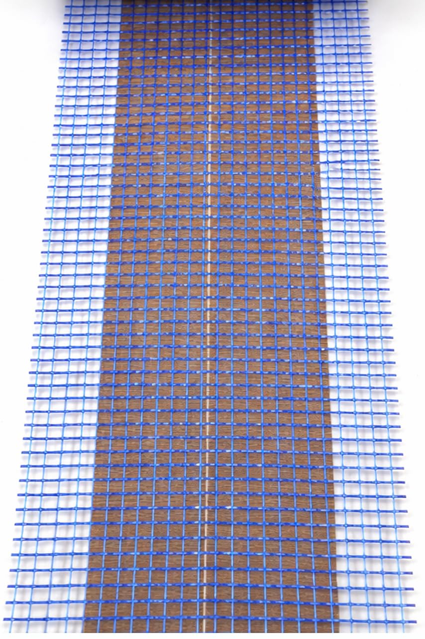 Balkenfix Glasgittergewebe Gewebeband Putzträger mit Ölpapier zur Rissüberbrückung 50 m (250 mm)