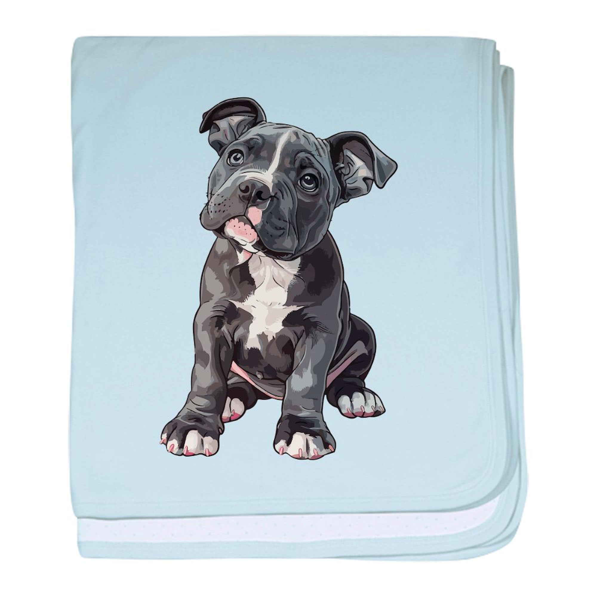 CafePress American Bully Puppy Baby Blanket, Super Soft Newborn Swaddle