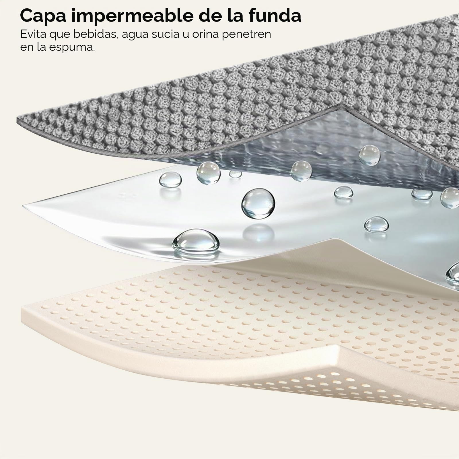 Thihome Escalones para Perros, Escalera Mascotas de Espuma 2 Escalones, Rampa para Perros con Funda Extraíble y Lavable, Escalera Perro para Sofá o Cama, 40x30x40cm, Gris