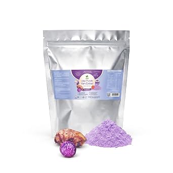 Bionutricia Ube Purple Yam Extract Powder 35oz l Fresh Natural Asian Gourmet Beverage or Bakery Ingredient l 100% Pure Natural l Vegan, Non-GMO, No Sugar