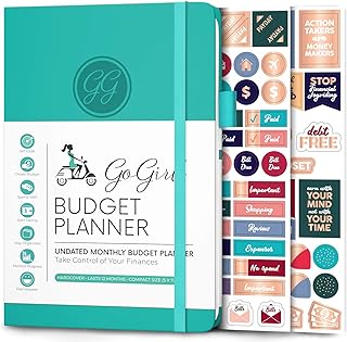 GoGirl 2020 Compact Budget Planner - Monthly Financial Planner Organizer Budget Book. Expense Tracker Notebook Journal to ...