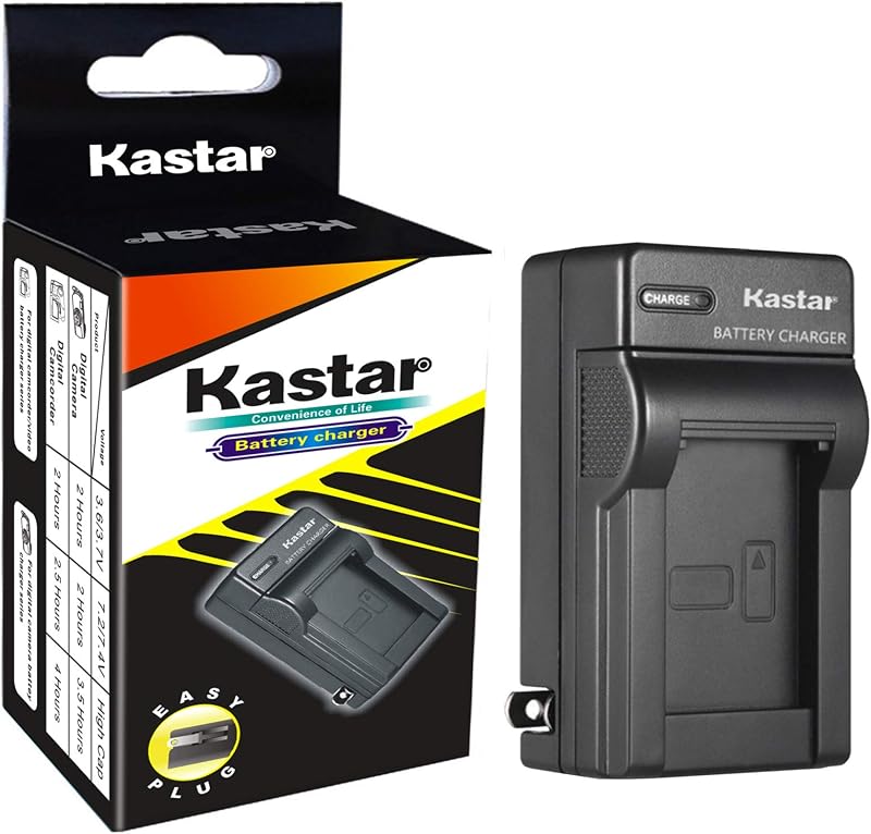 Kastar Travel Charger for Canon NB-5L, PowerShot S100, S110, SD700, SD790, SD800, SD850, SD870 is, SD880 is, SD890 is, SD900 is, SD950 is, SD970 is, SD990 is, SX200 is, SX210 is, SX220 is, SX230 HS