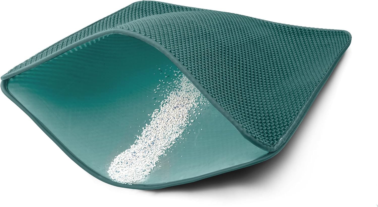 WePet Cat Litter Mat, Kitty Litter Trapping Mat, Honeycomb Double Layer Mats, No Phthalate, Urine Waterproof, Easy Clean, Scatter Control, Catcher