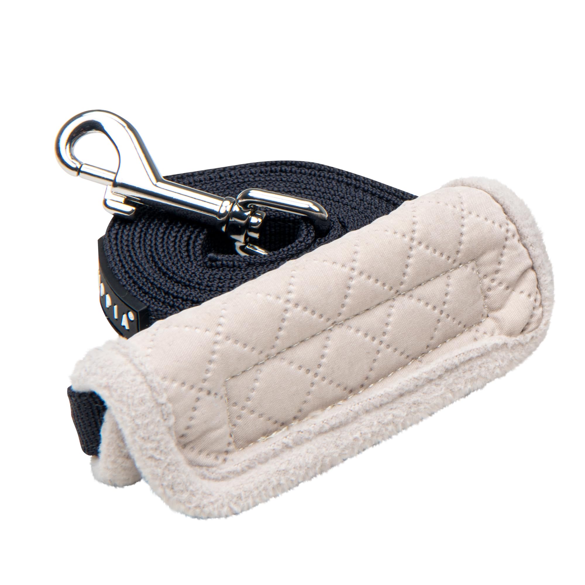 Puppia Irvin Dog Leash Diamond Pattern for Small and Medium Dog Cream, Medium