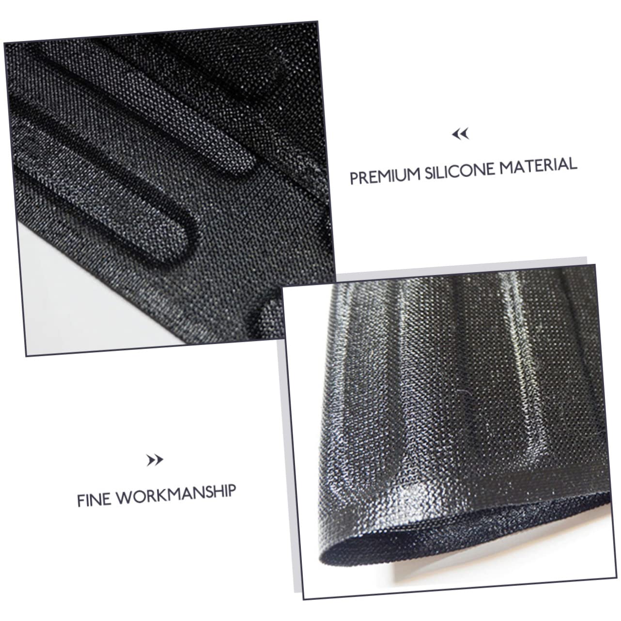 Amosfun Molde de Silicona para Pan Francés Molde Transpirable para Hornear Accesorio de Cocina para Brownies para Uso Diario Cacerolas