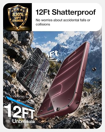 KUZOOM 2Pack HD 9H+ Tempered Glass Screen Protector for iPhone 17 Pro Max