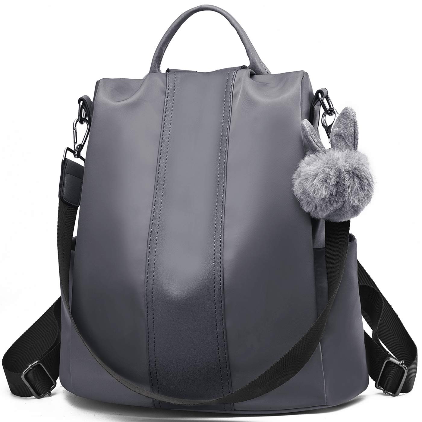 Charmore Zaino da Donna Antifurto Borse Nylon impermeabile Daypack Spalla per Viaggio Lavoro Scuola