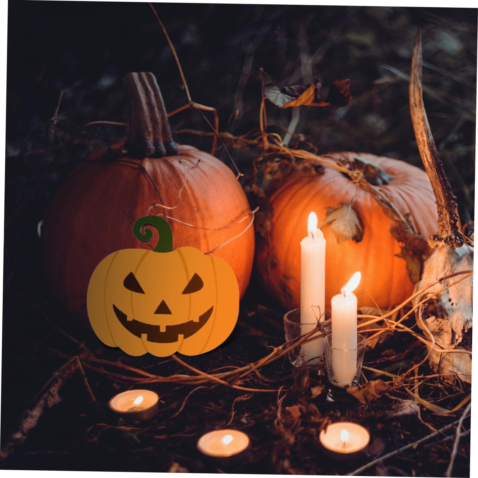 Tofficu 4 Juegos Astillas De Madera De Halloween Tablero De Calabaza Para Pintar Decoración De Calabaza De Halloween Adornos Caseros Víspera De Todos Otoño Decoración Del Hogar
