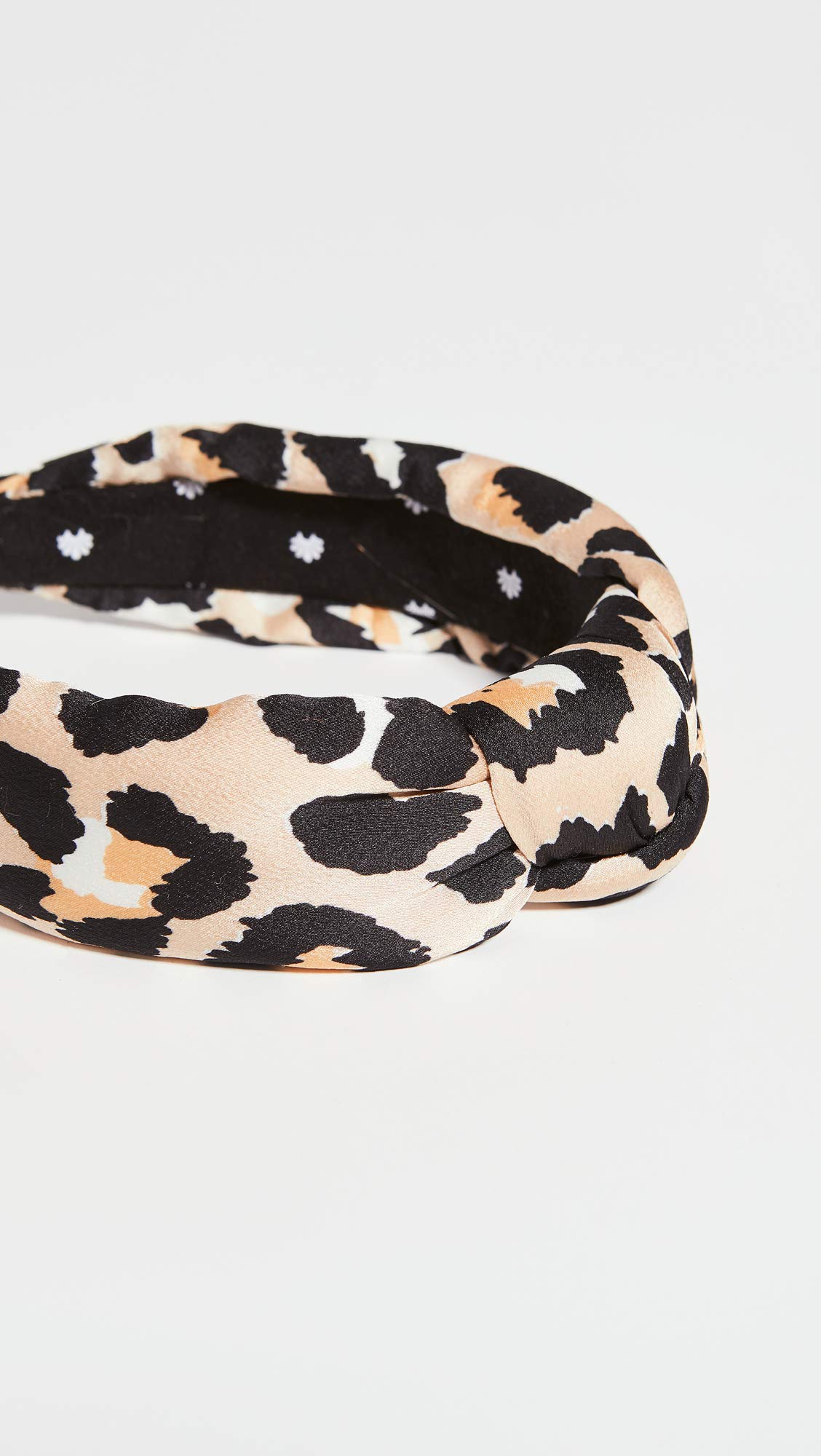 Lele Sadoughi Silk Leopard Print Knotted Knot Headband LELE SADOUGHI ~ Leopard Headband – Chic Streets main image 4