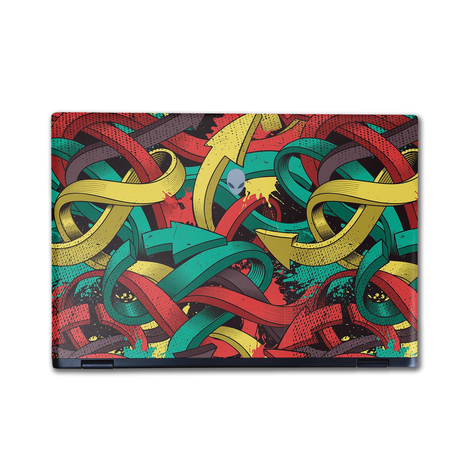Laptop Skin Compatible with Alienware M16 R2 (2024) - Triadic Arrows - Premium 3M Vinyl Protective Wrap Decal Cover - Easy to Apply | Crafted in The USA by MightySkins