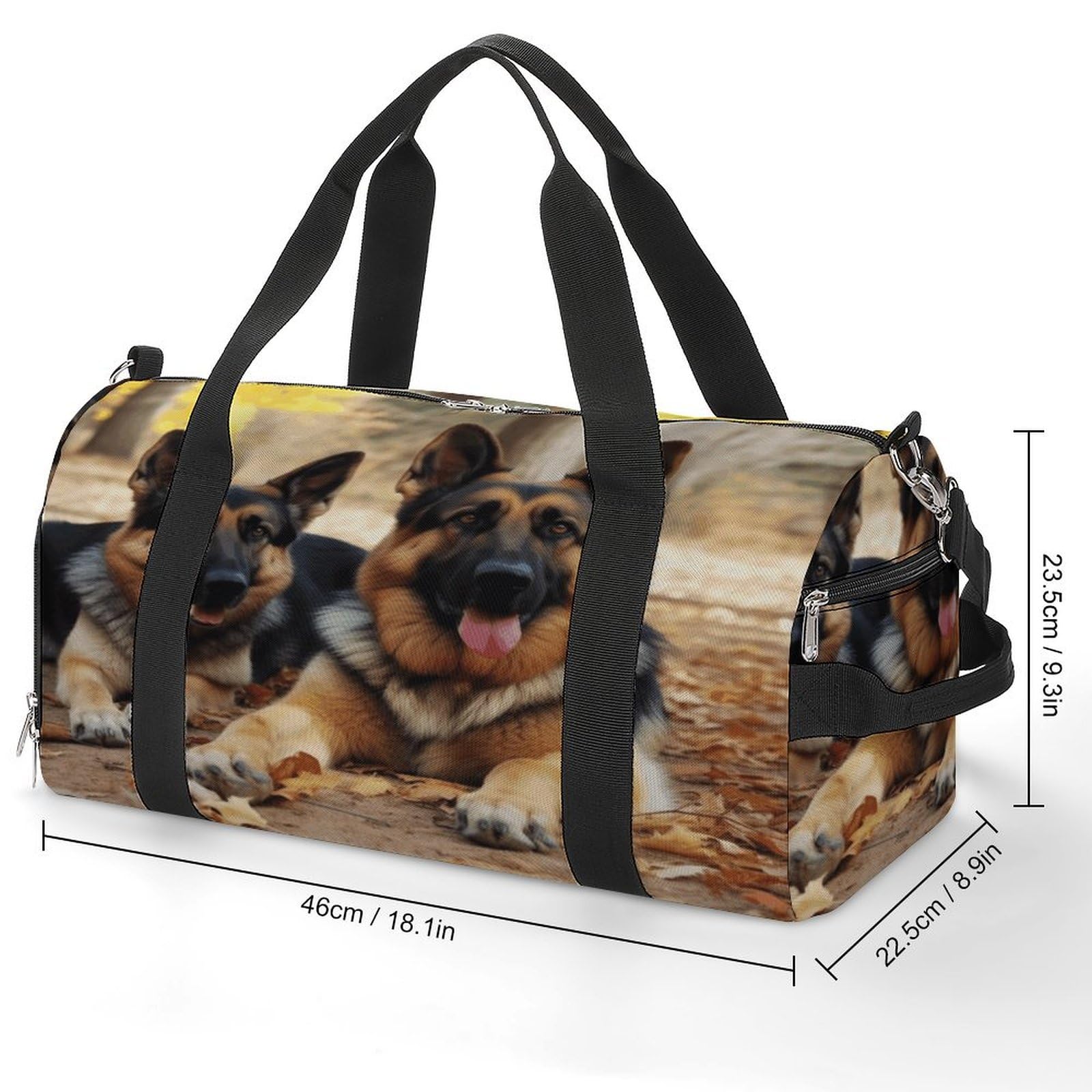 Turnbeutel Deutscher Schäferhund Turnbeutel für Damen Herren Rucksack Turnbeutel mit Schuhfach Wiederverwendbar Turnbeutel Mini Turnbeutel Deutscher Schäferhund 1, Einheitsgröße, Deutscher Schäferhund