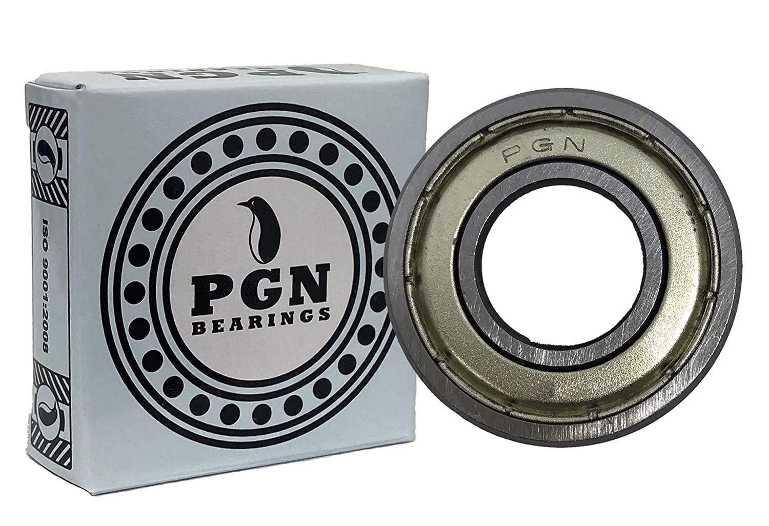 PGN (30 Pack) R8ZZ Bearing Lubricated Chrome Steel Sealed Ball