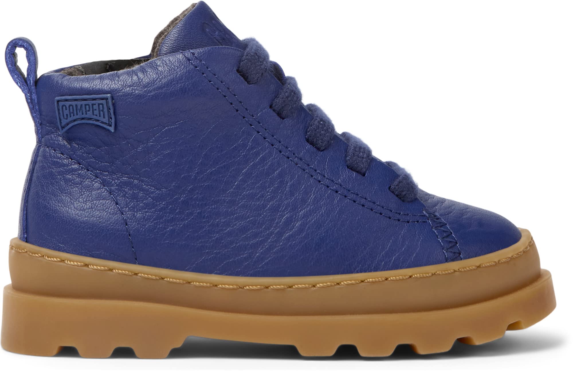 Camper Brutus K900291, Lace Up Bootie, Navy 003,