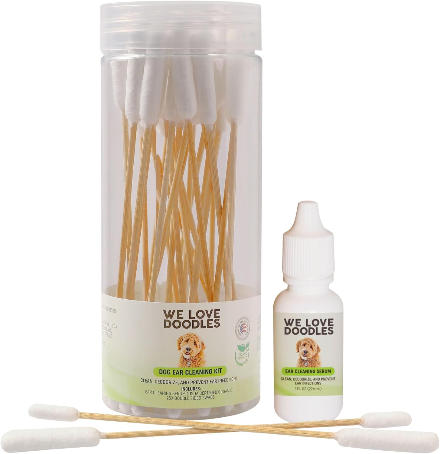 We Love Doodles Dog Ear Cleaning Solution Kit Prevent