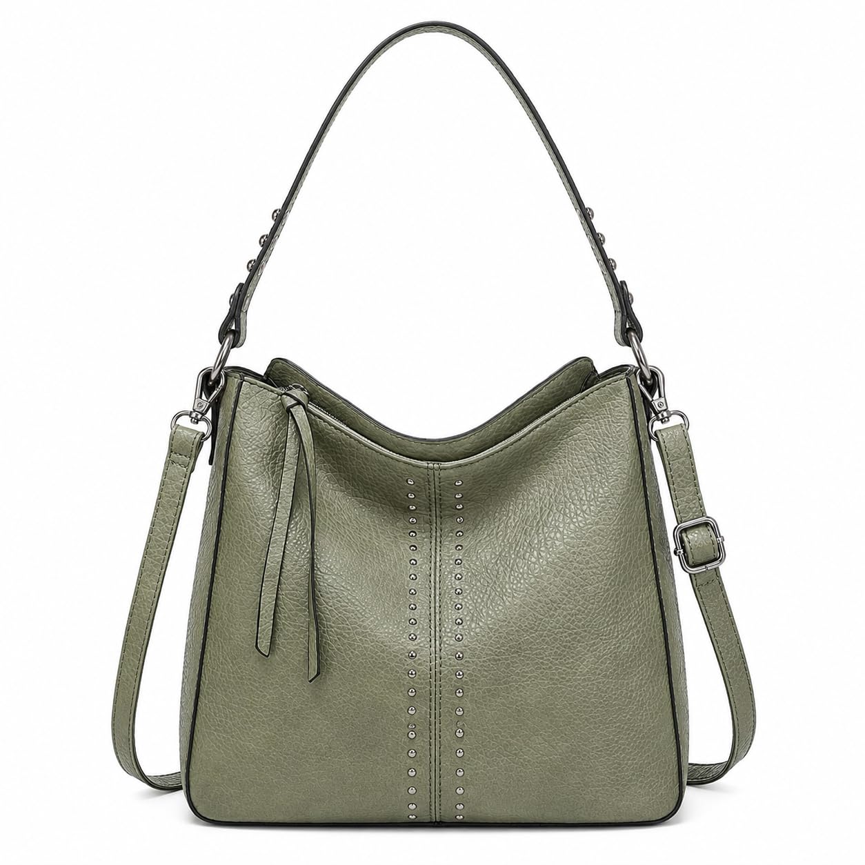 Montana West hobo bag in black with crossbody strap