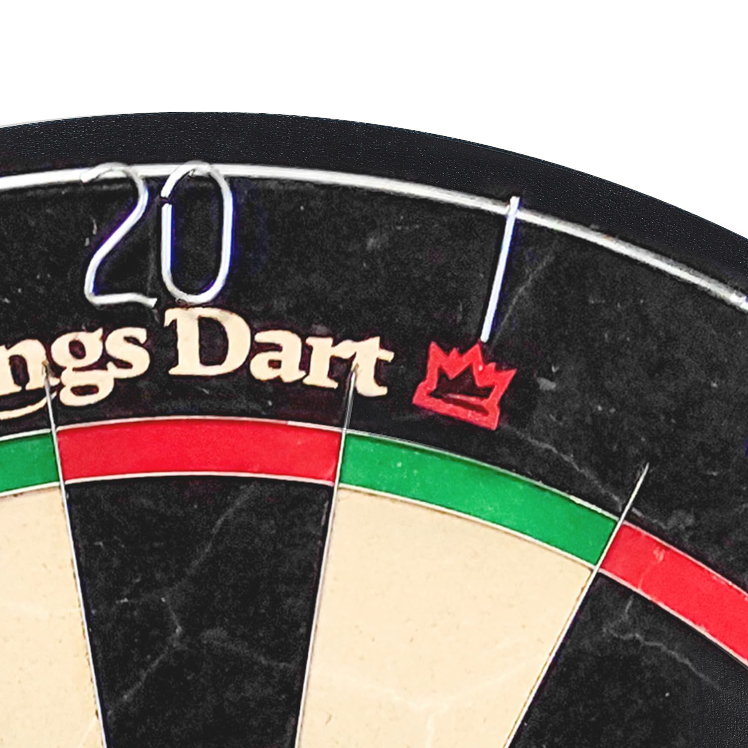 Kings Dart Profi Dartscheibe | Sisal | 0,7 mm Spider-Feldbegenzung | 45 cm